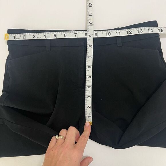 41 Hawthorn Becca Black Onyx Mid-Rise Flat Front Stretch Bootcut Trousers Size 4 - Picture 10 of 11